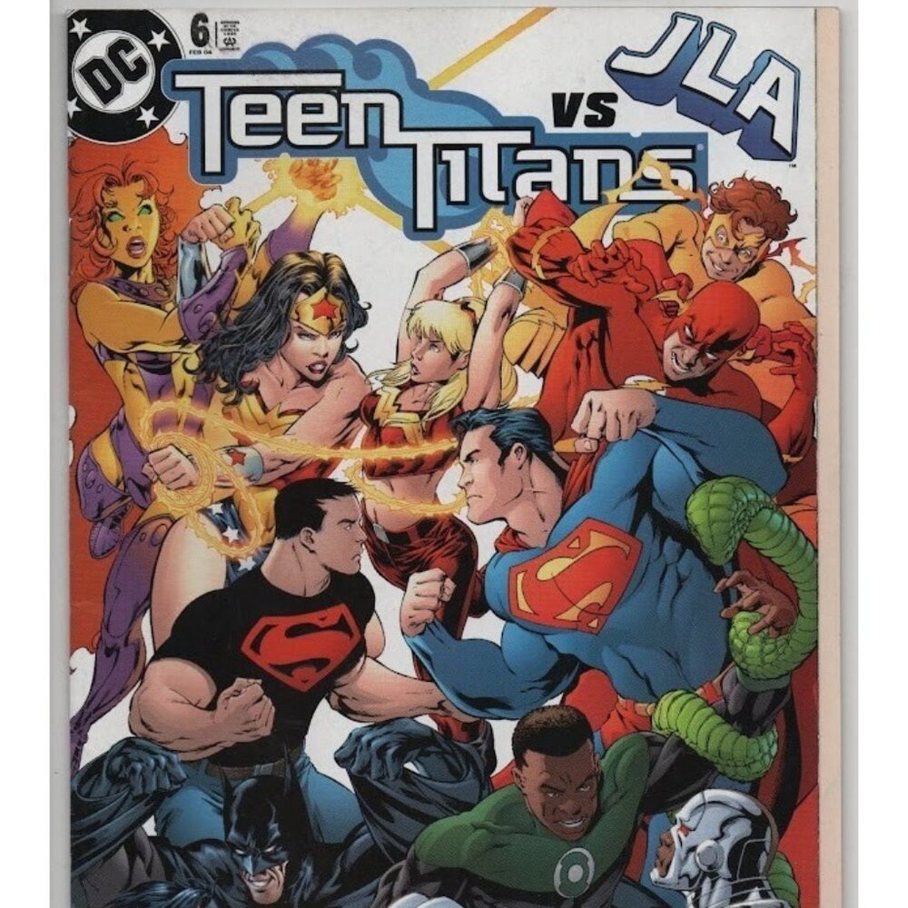 Teen Titans 6 DC Comics 2004 VF- 7.5 Vs JLA